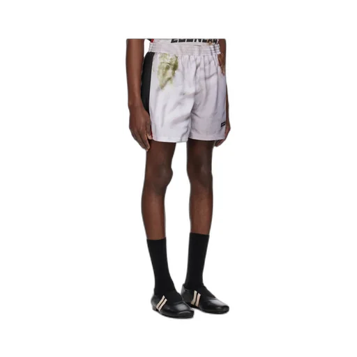 Graphic Print Track Shorts