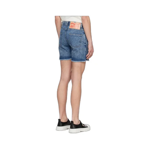 Belt-Loop Denim Shorts