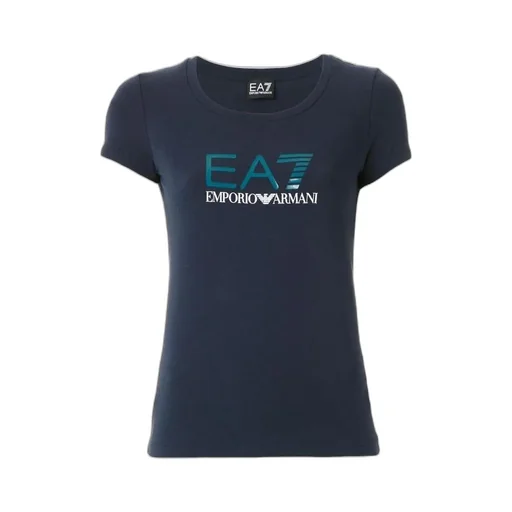 Logo-Print Scoop Neck T-Shirt