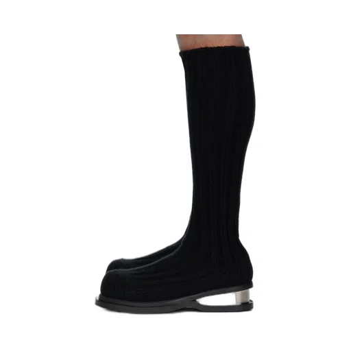 Round-Toed High Boots