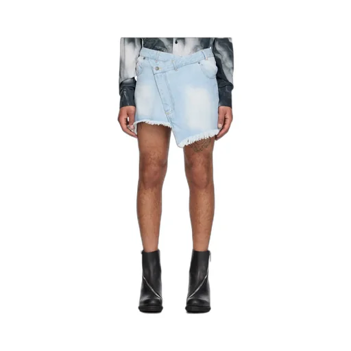 Belt-Loop Denim Skirt
