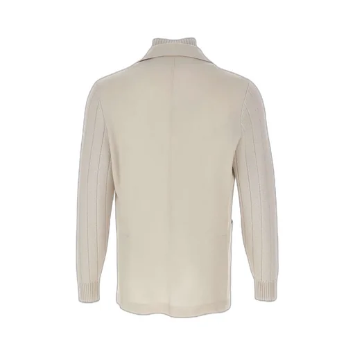 Ribbed Knit Blazer Jacket
