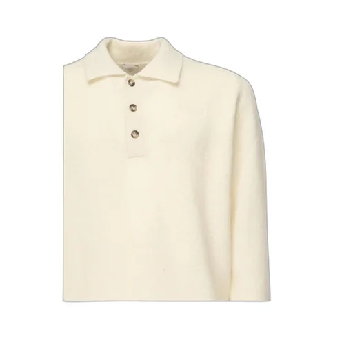 Buttoned Cashmere Sweater