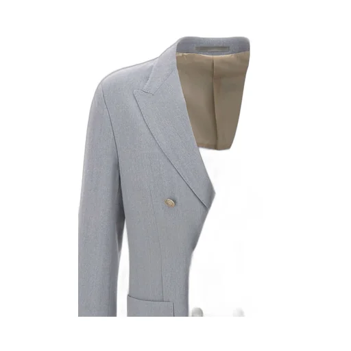 Double-Breasted Suit Jacket