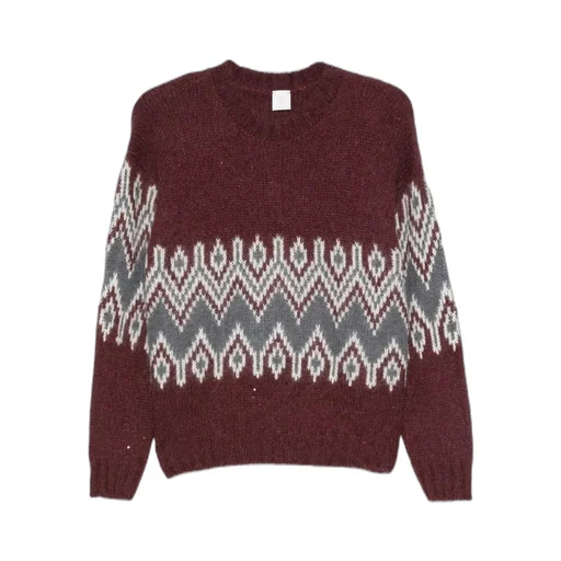 Fairisle-Pattern Crew-Neck Sweater