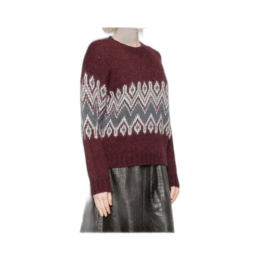 Fairisle-Pattern Crew-Neck Sweater