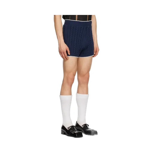 Twisted Knitted Shorts