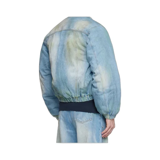 Long-Sleeved Denim Cotton Suit