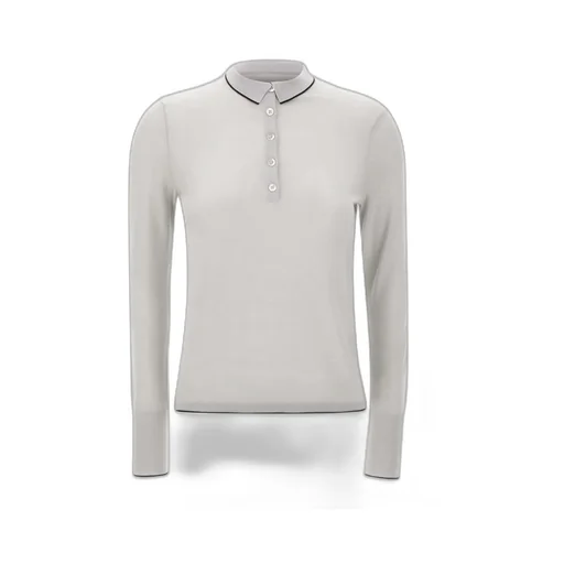 Long-Sleeved Polo Shirt