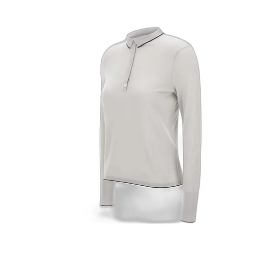 Long-Sleeved Polo Shirt