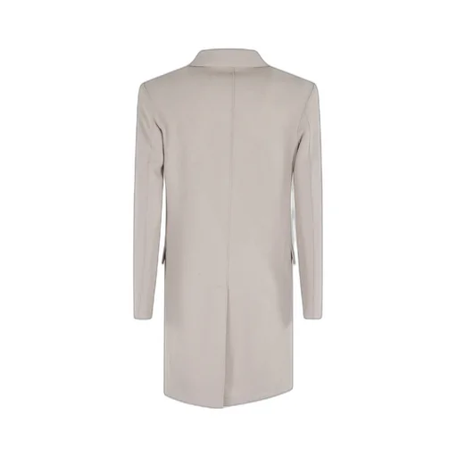 Double-Breasted Long-Sleeve Coat