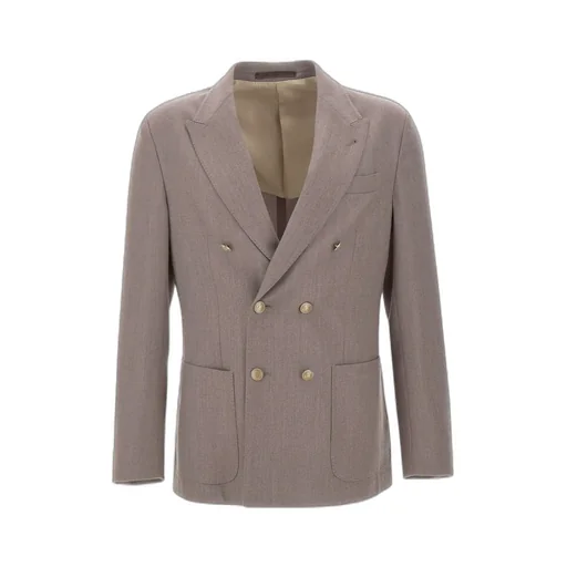 Double-Breasted Suit Jacket