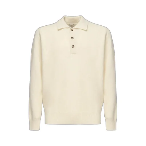 Buttoned Cashmere Sweater