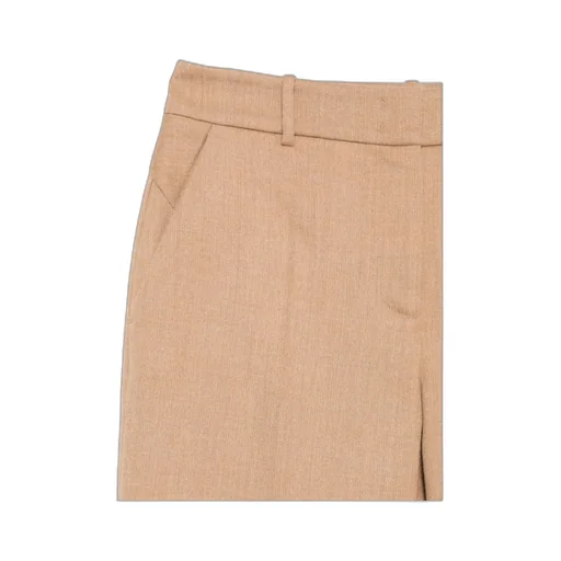 Pleated Zipper Casual Pants