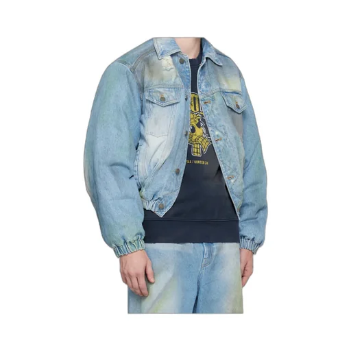 Long-Sleeved Denim Cotton Suit