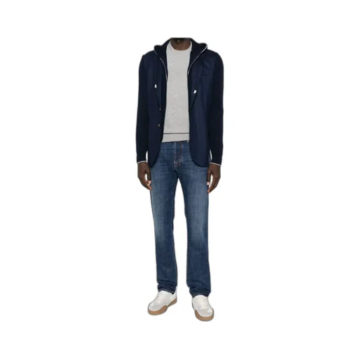 Ribbed Hooded Jacket