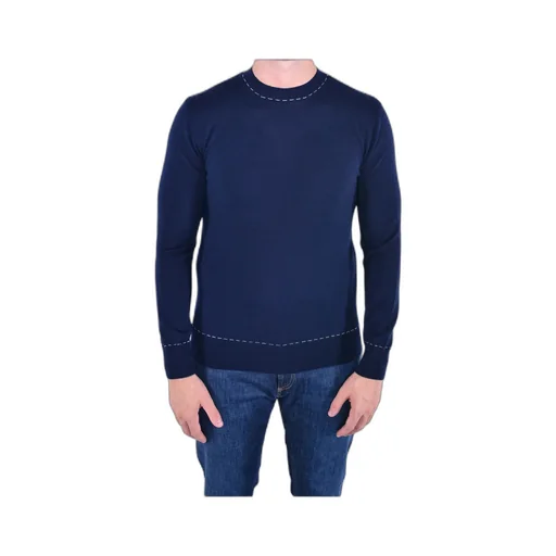 Ribbed Crew Neck Knitwear