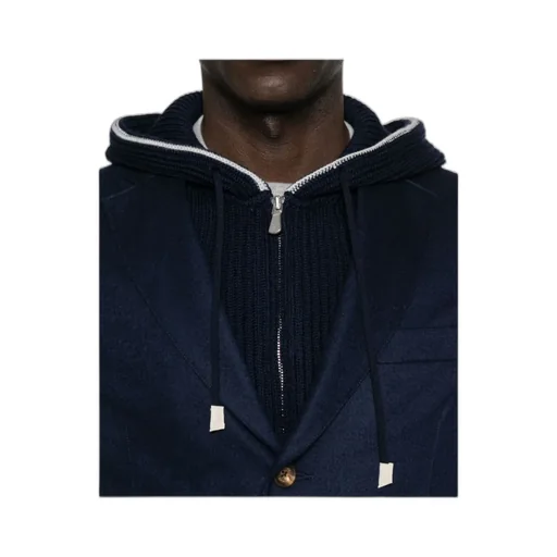Ribbed Hooded Jacket