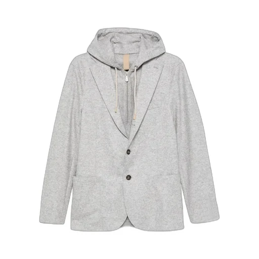 Hooded Wool Blazer
