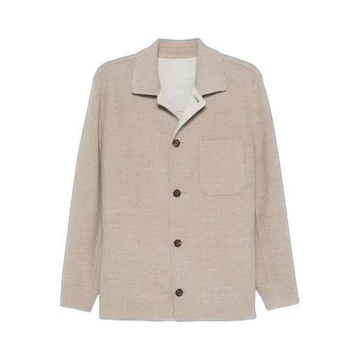 Button-Snap Pocket Casual Jacket