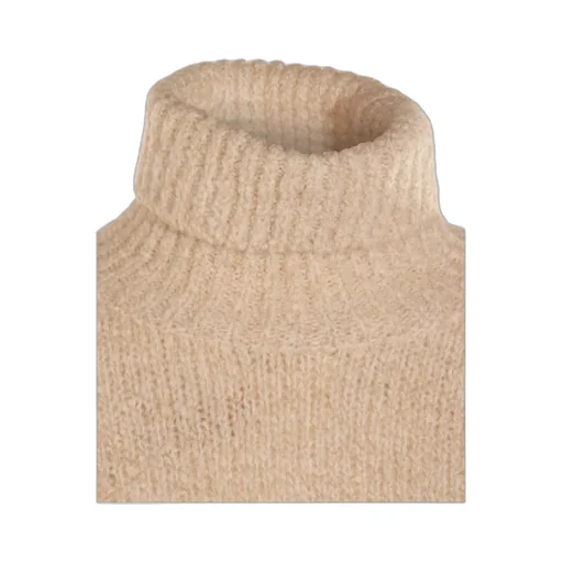 High-Neck Knitted Sweater