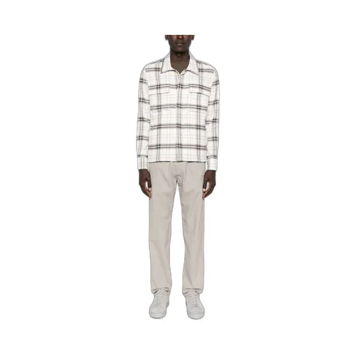 Plaid Long-Sleeved Shirt