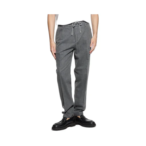 Drawstring Pleated Pants