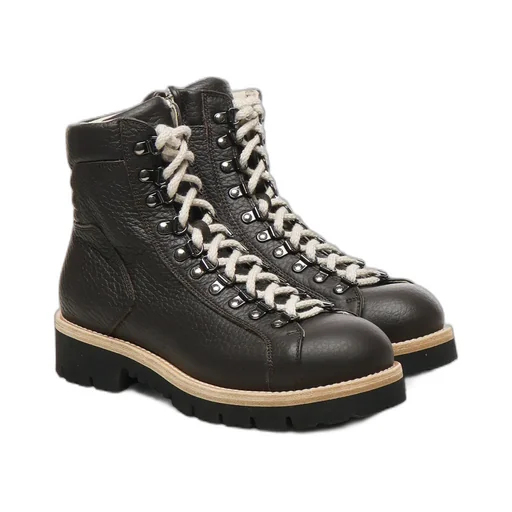 Lace-Up Rubber Sole Boots