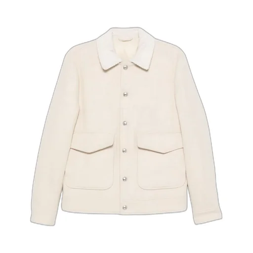 Corduroy Collar Button Casual Jacket
