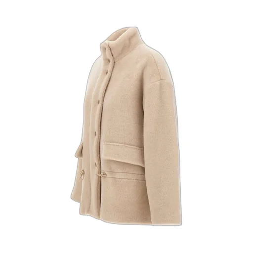 Drawstring Waist Padded Jacket