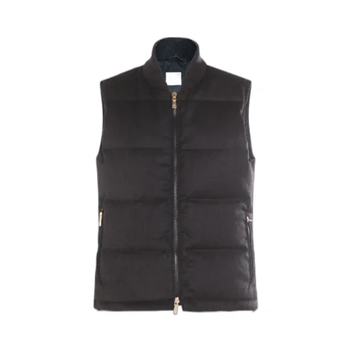 Ribbed Collar Vest
