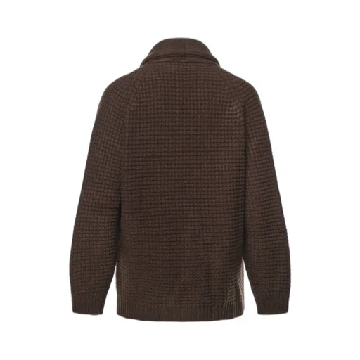 Buttoned V-Neck Knitwear