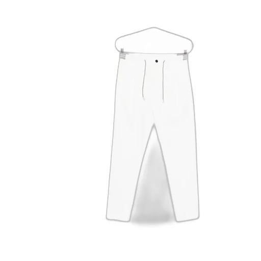 Pleated Drawstring-Waist Trousers