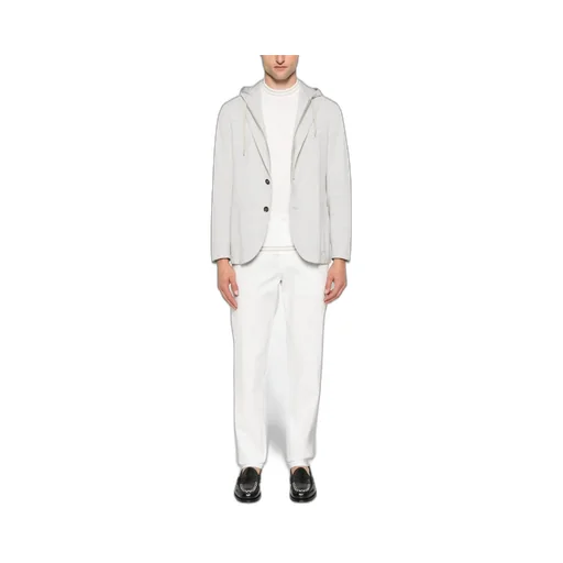 Pleated Drawstring-Waist Trousers