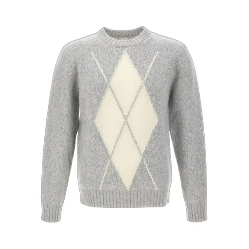 Argyle Crew Neck Sweater