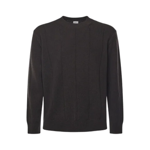 Ribbed Crew Neck Knitwear