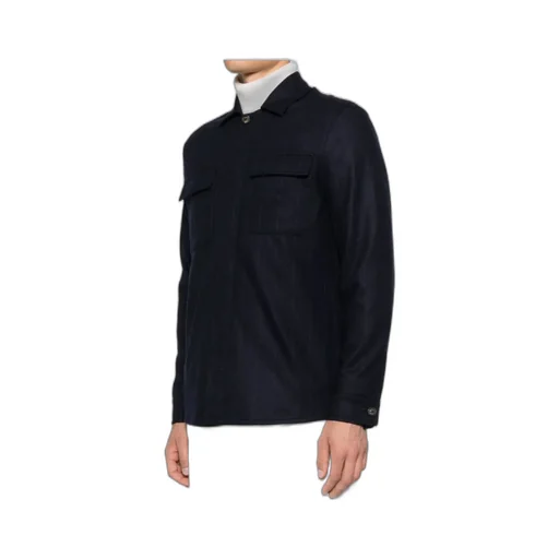 Striped Panelled Jacket