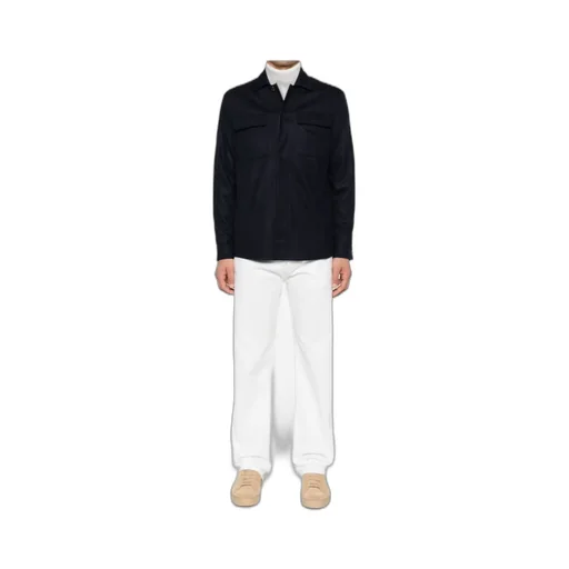 Striped Panelled Jacket