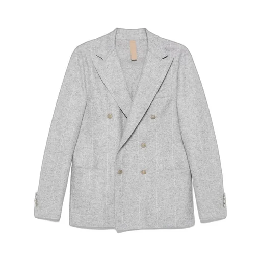 Pinstripe Double-Breasted Jacket