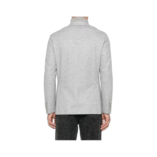 Pinstripe Double-Breasted Jacket