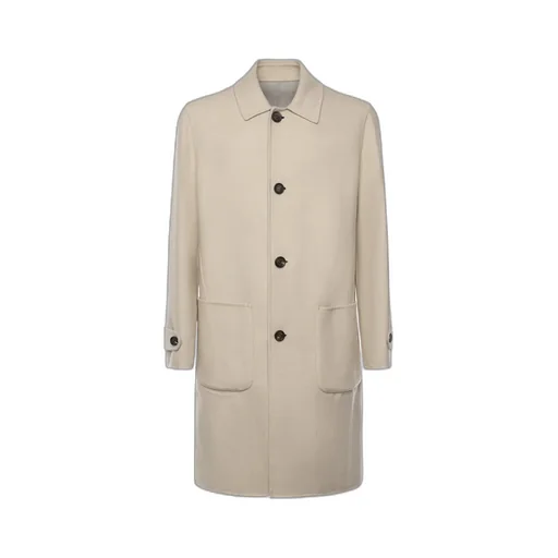 Single Breasted Wool Coat