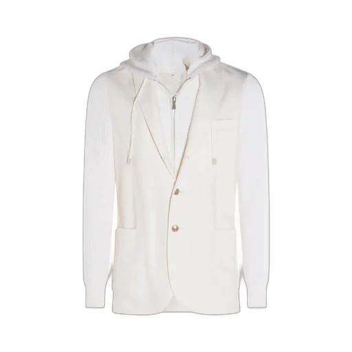 Hooded Layered Casual Jacket