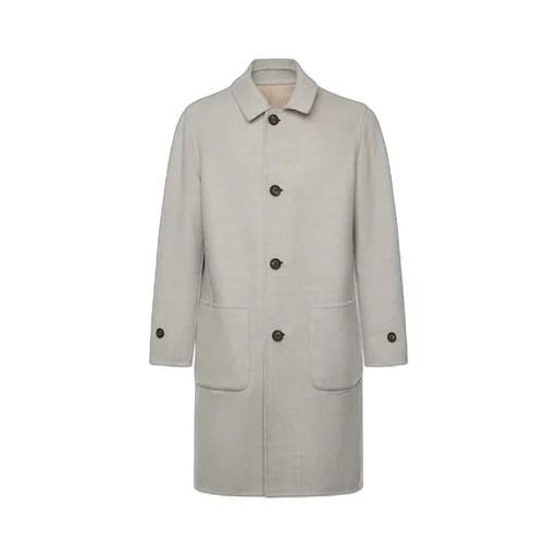 Single Breasted Wool Coat