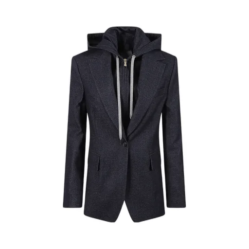 Hooded Single-Breasted Casual Jacket