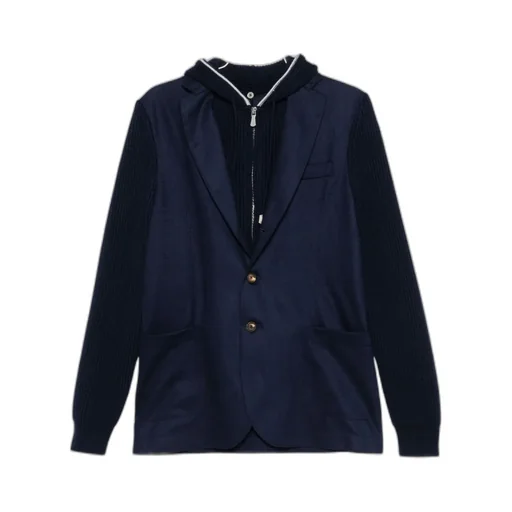 Ribbed Hooded Jacket