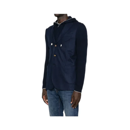 Ribbed Hooded Jacket