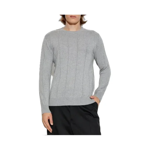 Ribbed Crew Neck Sweater