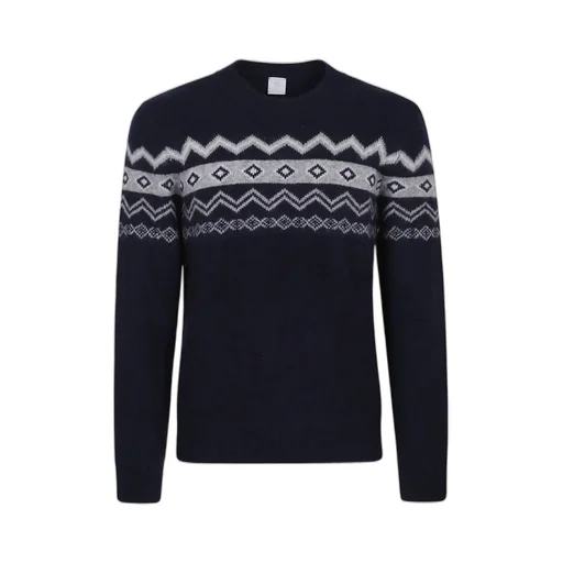 Chevron Crew-Neck Knitwear