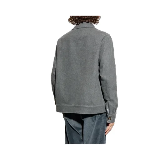Buttoned Wool Jacket