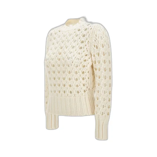 Open-Knit Wool Sweater
